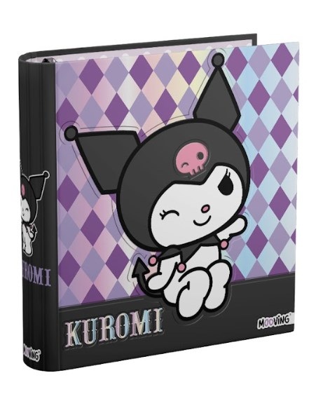 Carpeta Mooving 3 X 40 Mm. Kuromi