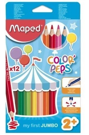 Pinturitas Maped Color Peps X 12 Maxi Largos