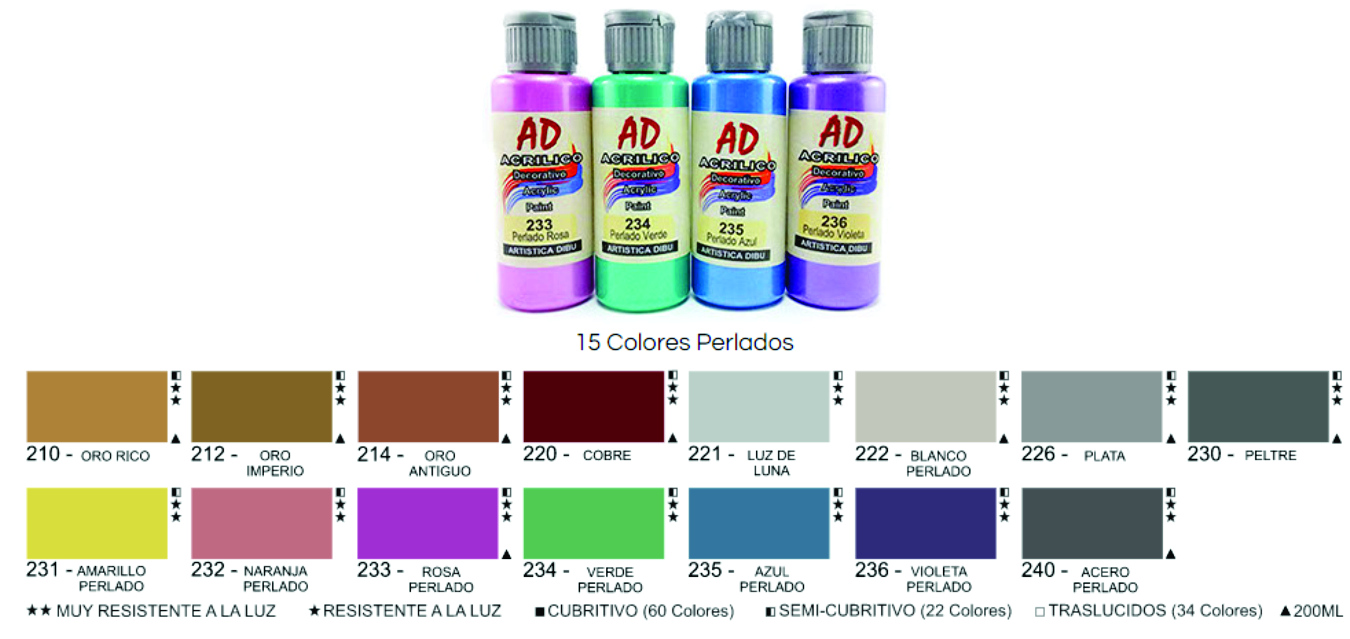 Acrílico Decorativo Artistica Dibu Ad 60 Ml 231-perlado Amarillo