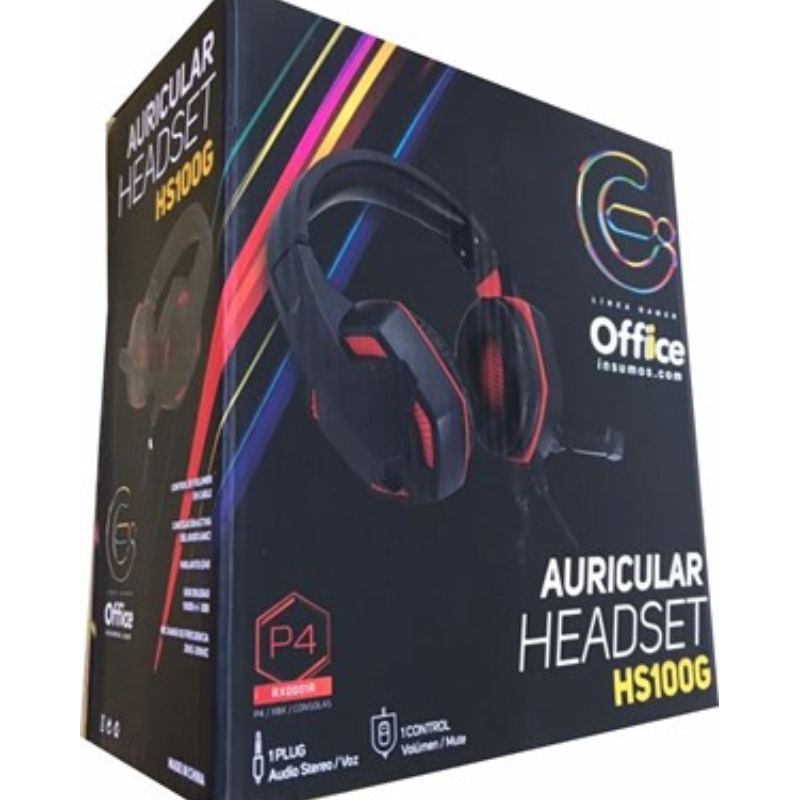 Auricular Vincha Gamer Off-hs100 Gramos Office