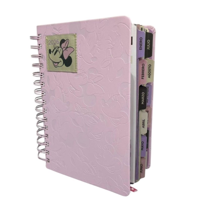 Agenda Mooving Minnie Mouse C/esp. Diaria 14 X 20 Cm. (1418131)