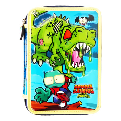 Canopla Cresko De 2 Pisos Pvc Zombies (om446) + Utiles