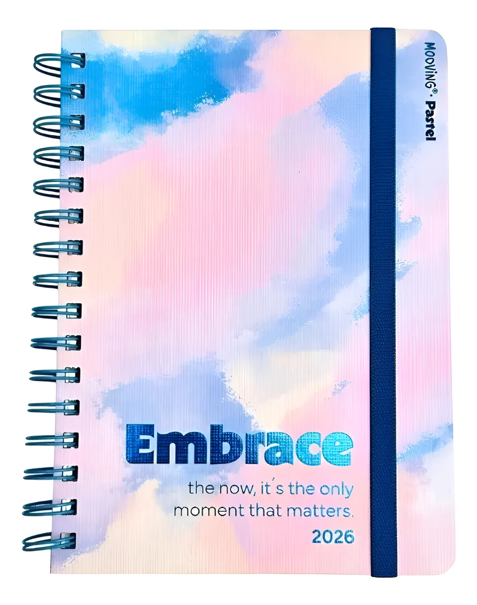 Agenda Mooving Pastel C/esp. S/ Vista 15 X 21 Cm (1404210)