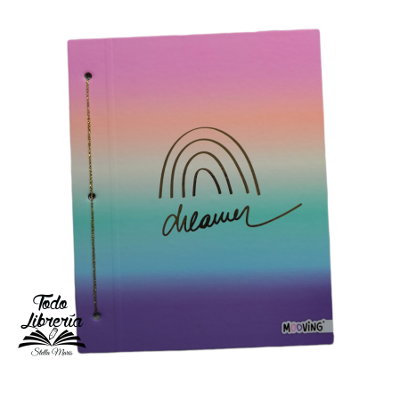 Carpeta Mooving  Nº 3 Cartone Golden Rainbow