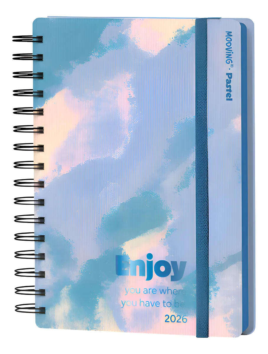 Agenda Mooving Pastel C/esp. Diaria 10 X 15 Cm (1403210)