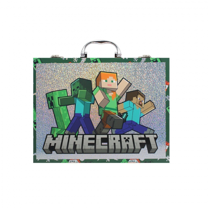 Maletin De Arte Cresko Minecraft X 53 Pzas. (mi603)