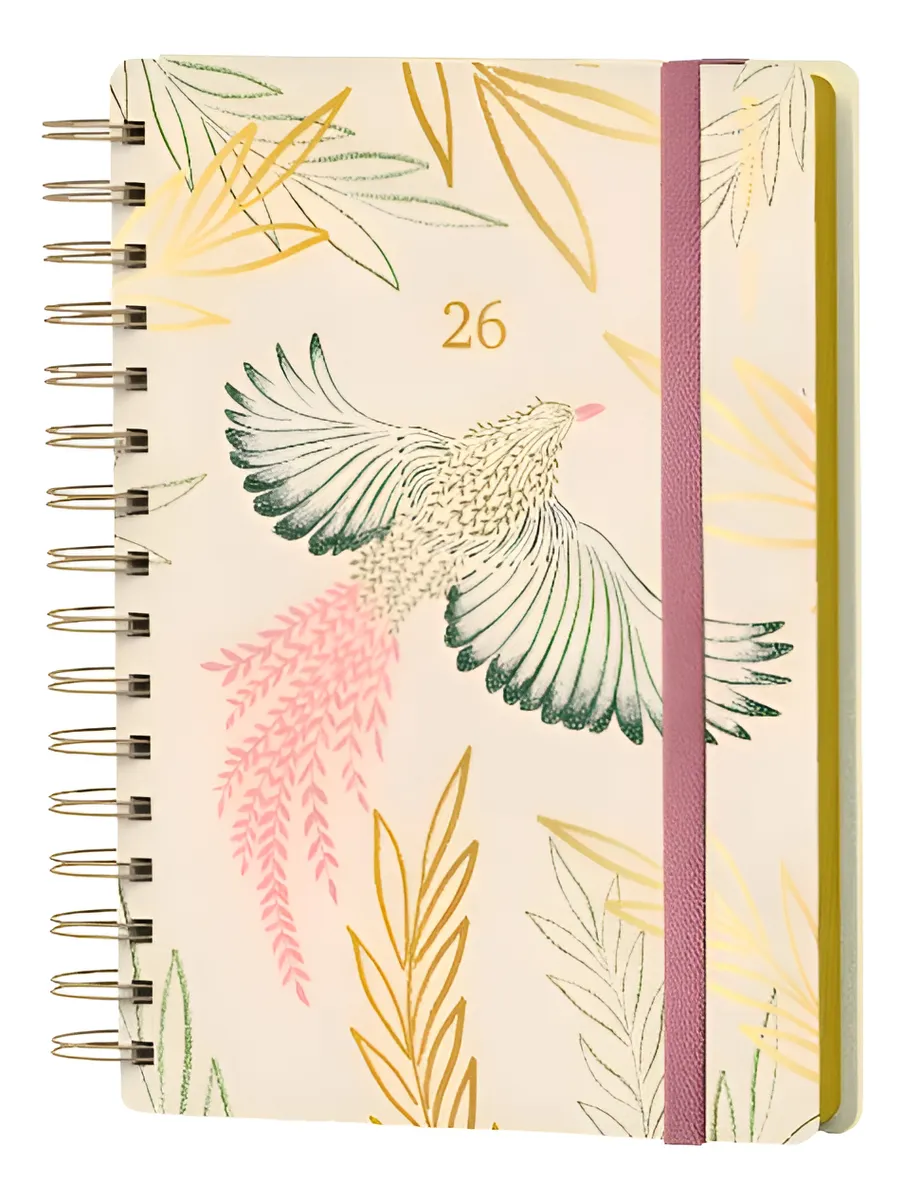 Agenda Mooving Boho C/esp. S/ Vista 15 X 21 Cm
